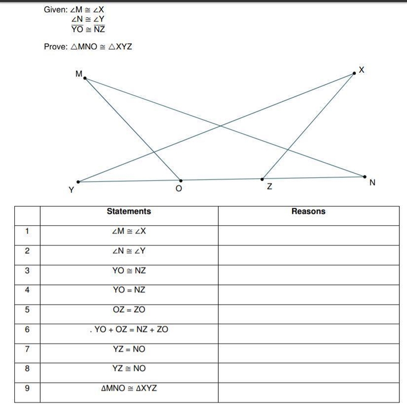 (PLEASE!!!!) The congruency of MNO and XYZ can be proven using a reflection across-example-1