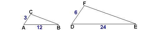 A = D Based on the given information, choose the similarity statement that you would-example-1