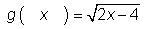 Compare the domains of the logarithmic function f(x) and the square root function-example-2