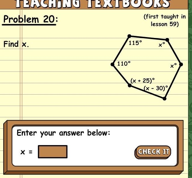 Find x of this shape.-example-1