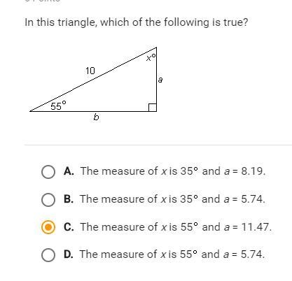 HELLPPPPPPPPPPPPPPPPPP PLEASE WILL GIVE MORE THAN 5 POINTSSSSSSSS In this triangle-example-1