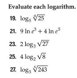 Evaluate each logarithm. 100 Points for all questions.-example-1