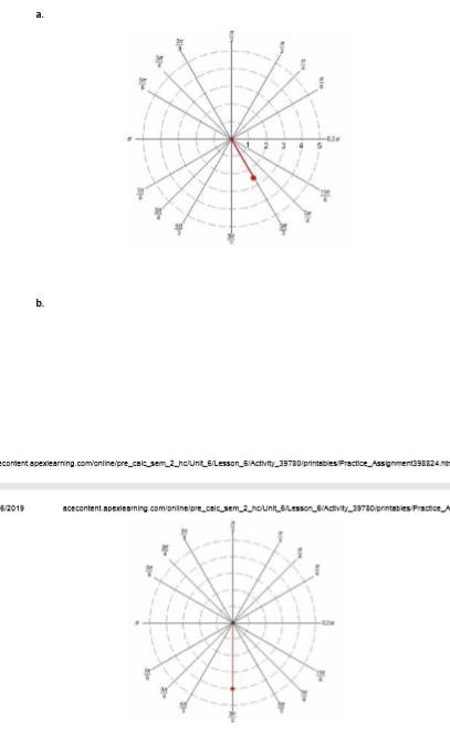 Given two sets of polar coordinates that could be used to play the given point-example-1