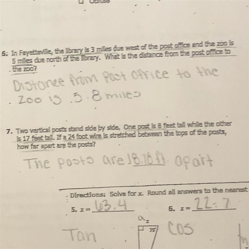 I need 5 & 6 answered. just don’t look at my answers because they’re wrong.-example-1