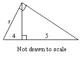 Solve for x. a. 20 b. 6 c. 2~5 d. 9-example-1