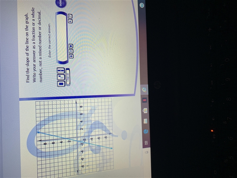 Find the slope of the line on the graph-example-1