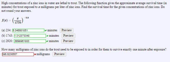 How many milligrams of zinc ions do the trout need to be exposed to in order for them-example-1