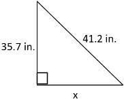 What is the value of x? Show all of your work.Round your answer to the nearest tenth-example-1