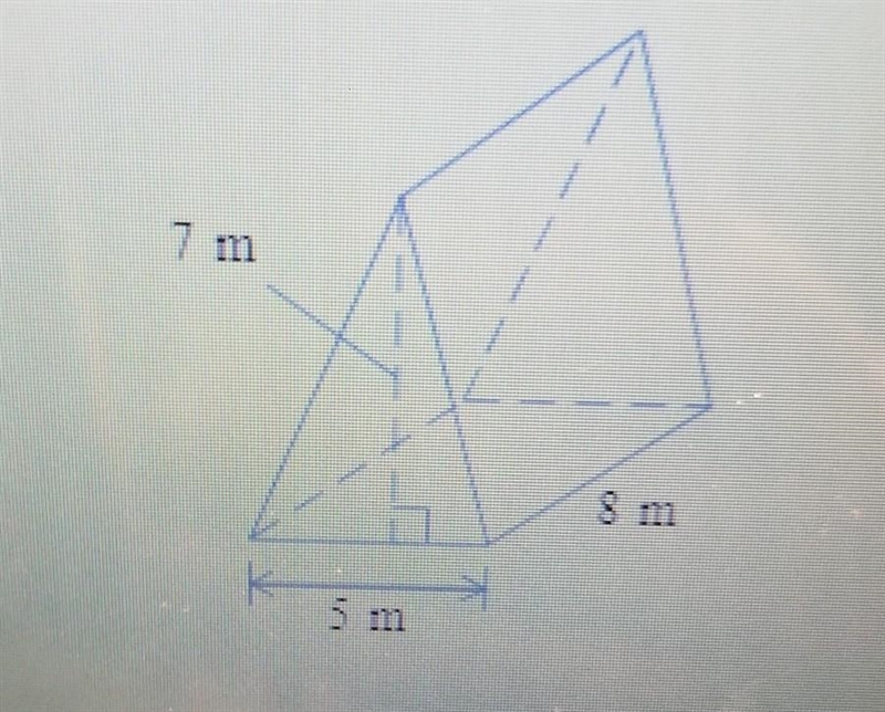 Find the Volume of this Triangular Prism ​-example-1