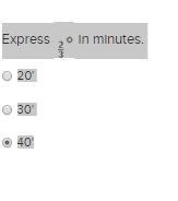 Express in minutes. 20' 30' 40'-example-1