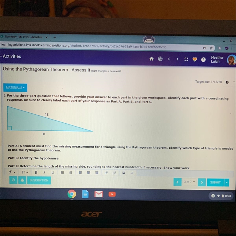 3 part question-Show work for part a and part c-example-1