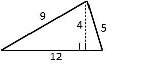 Find the area of the triangle.-example-1