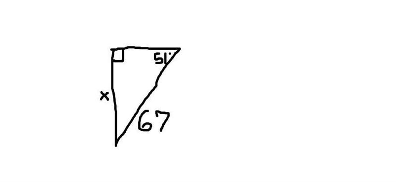 To the nearest hundredth, what is the value of x? 42.15 43.11 52.07 54.26-example-1