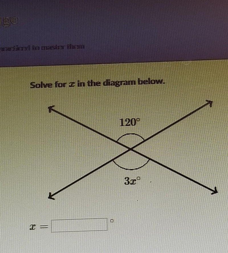 This question might be confusing to me because it talks about Unknown angle problems-example-1