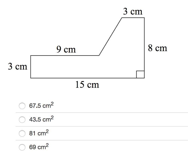 Identify the area of the figure rounded to the nearest tenth. PLEASE HELP!!-example-1