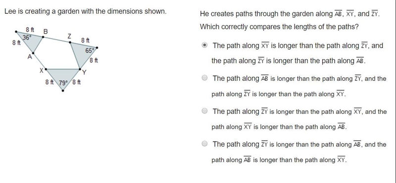 Is this right? The side with larger angle will be longer , see picture.-example-1