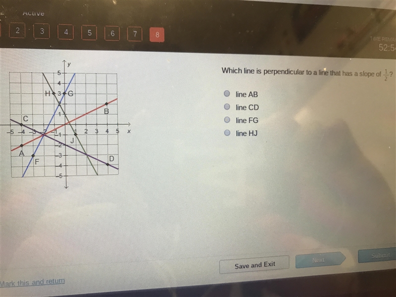 A line has a slope of -3/5.which order pairs could be points on a Parnell line-example-1