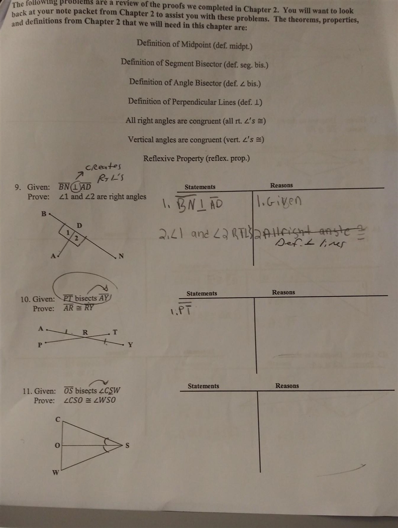 I need help with these proofs. ​-example-1