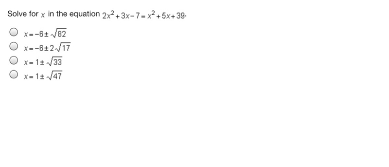 Solve for X in the equation-example-1