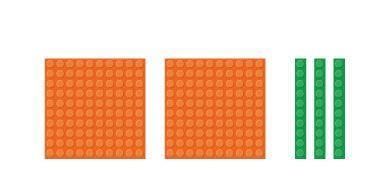 1. How can this model be used to determine 2.3−0.26 ? Enter your answers in the boxes-example-1