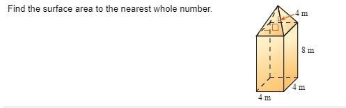 Find the surface area to the nearest whole number-example-1