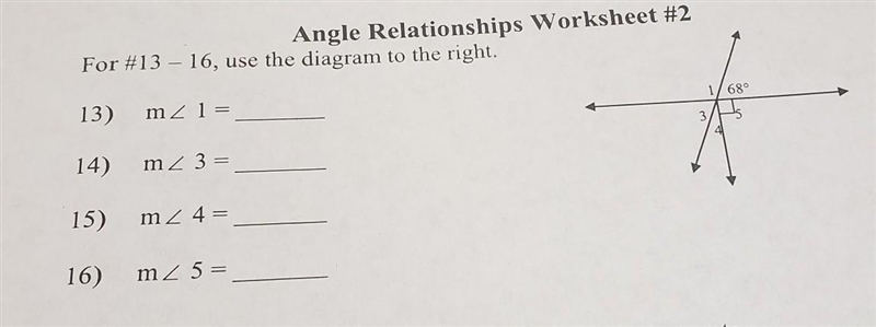 What are the other angles besides 68°? I'm having trouble trying to figure them out-example-1