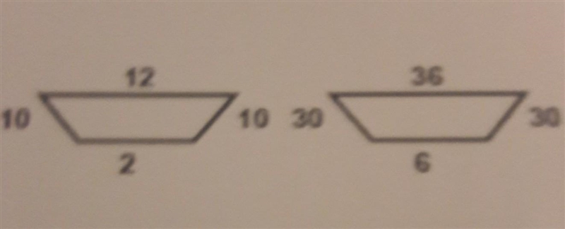 Is the polygon similar? If so, by what rule?​-example-1