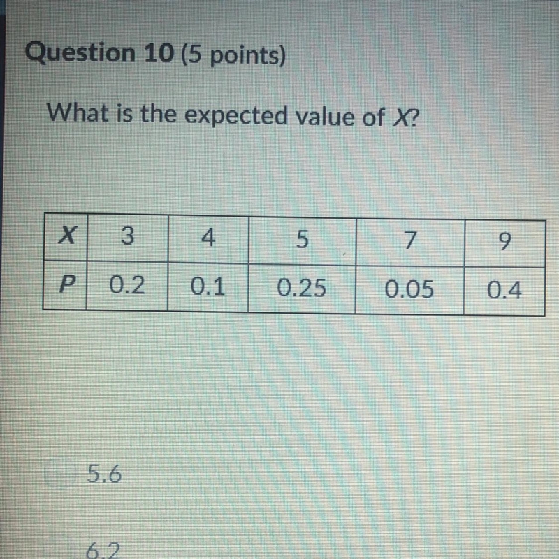 What is the expected value of X?-example-1