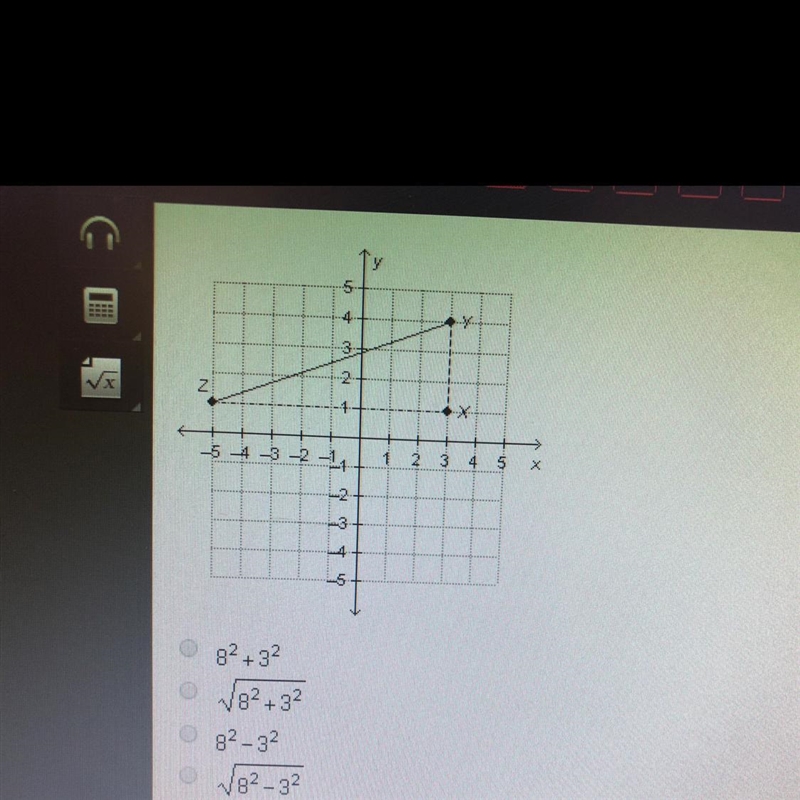 Which expression can be used to determine the length of segment ZY? See image.-example-1