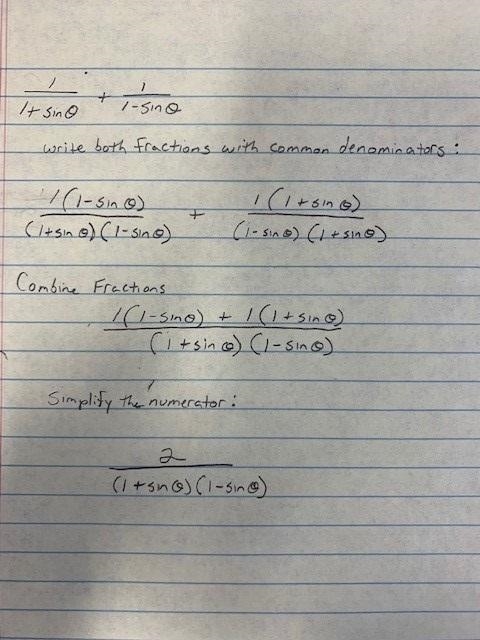 Simplify the trigonometric expression. show your work-example-1