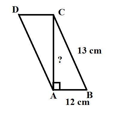 A diagonal of a parallelogram is also its altitude. What is the length of this altitude-example-1