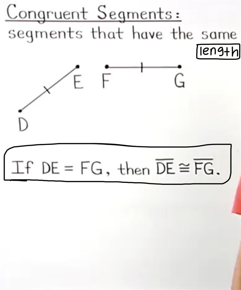 What does it mean for segments to be congruent-example-1