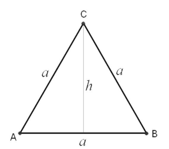 What is the length of the altitude of an equilateral triangle with side a?-example-1