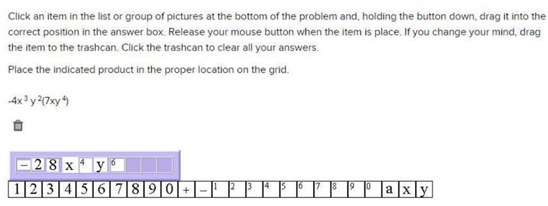 Click an item in the list or group of pictures at the bottom of the problem and, holding-example-1