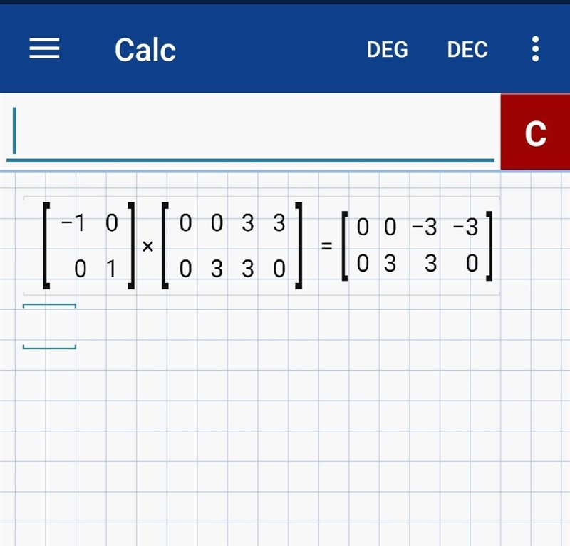 The vertices of a rectangle are given in the columns of the matrix R=[0 0 3 3 0 3 3 0]. If-example-1