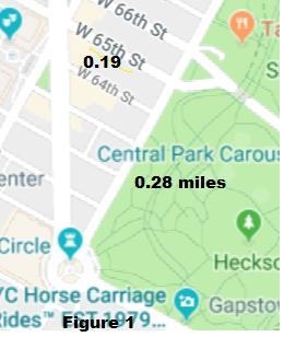 Alyssa is jogging near Central Park. She runs along 65th Street for about 0.19 miles-example-1