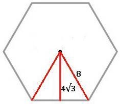 Find the are of the regular hexagon PLZ help-example-1