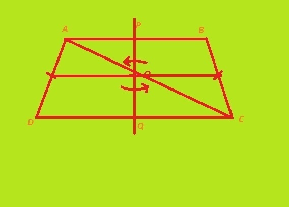 Which transformation will map an isosceles trapezoid onto itself? rotation by 180° about-example-1