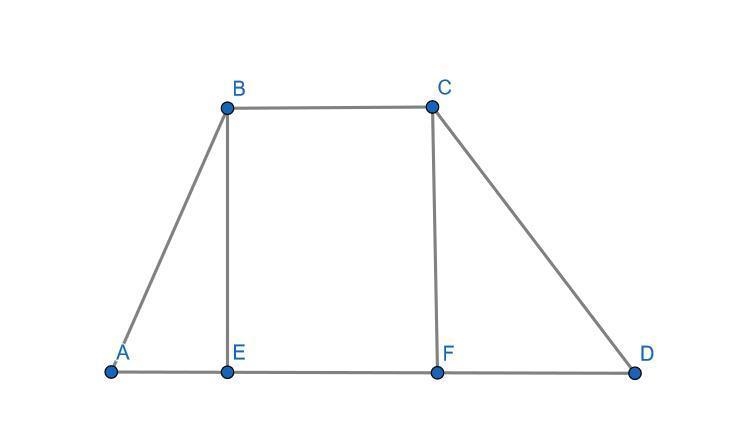 Given: ABCD is a trapezoid, AB = 13,CD = 14, BC = 5, and AD = 20. Find: AABCD-example-1