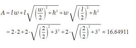 Find the lateral area for the regular pyramid?? L.A. fill in the blanks.-example-2