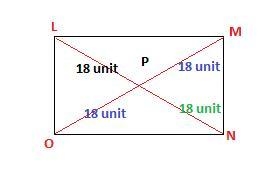 If lmno is a rectangle, and MO = 36, what is the length of np-example-1