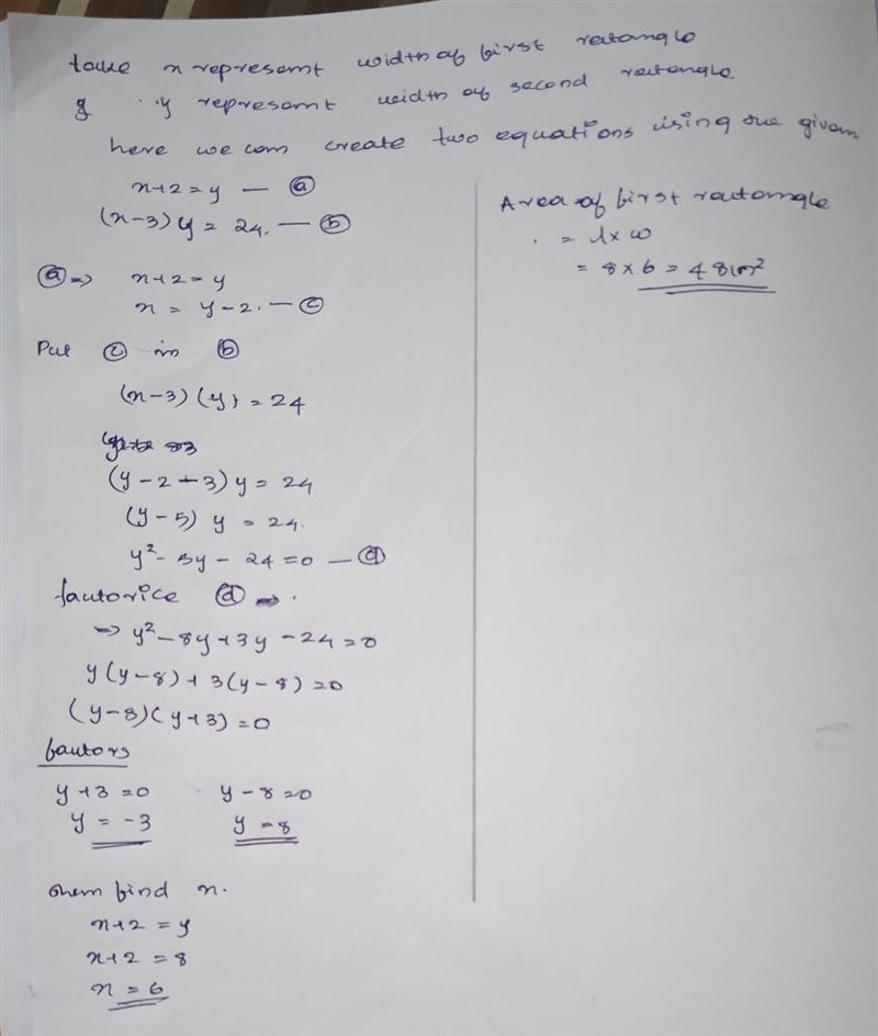 The width and the length of a rectangle are consecutive even integers. If the width-example-1