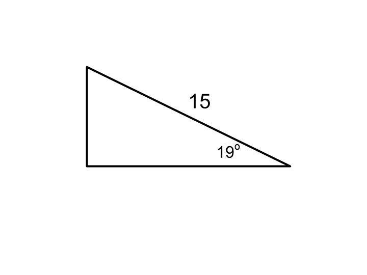 What are the lengths of the legs of a right triangle in which one acute angle measures-example-1