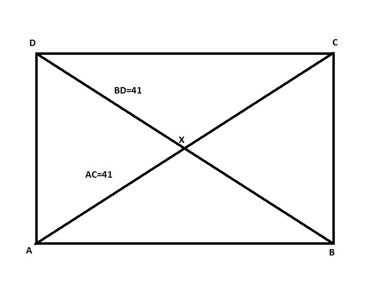 Parallelogram ABCD ​ is a rectangle. AC=6y−1 BD=4y+13 What is the value of y? Enter-example-1