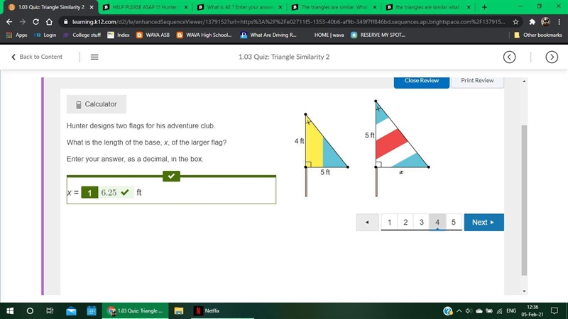 HELP PLEASE ASAP !!! Hunter designs two flags for his adventure club. What is the-example-1