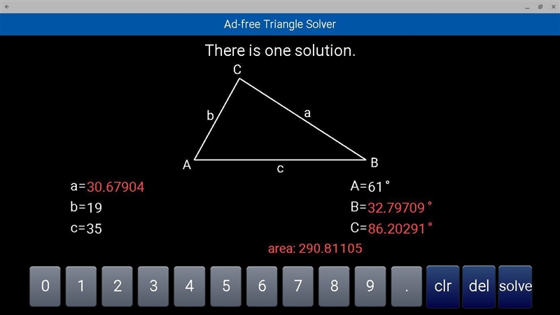 Trig help Solve these triangles Any or all please-example-2