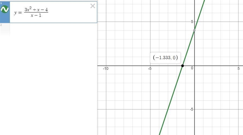 What is the discontinuity and zero of the function f(x) = the quantity of 3 x squared-example-1