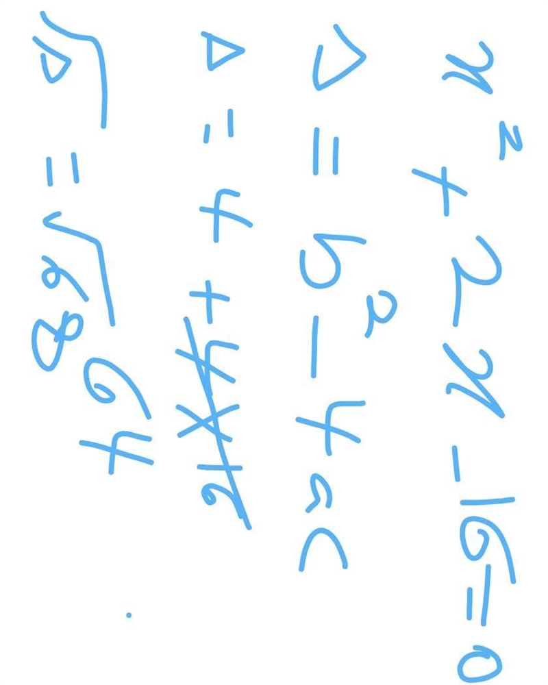 Solve for x in the equation x2 + 2x + 1 = 17.-example-1