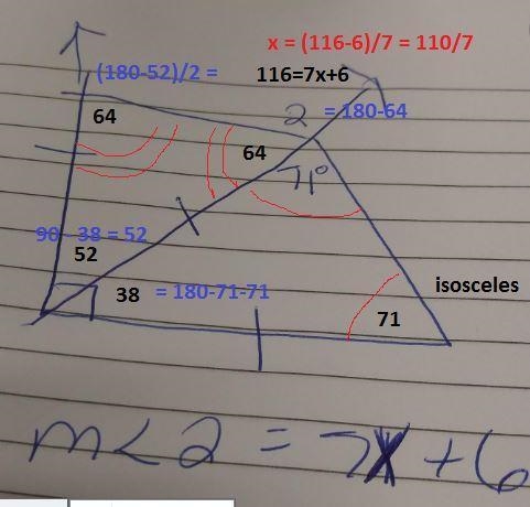 Find the value of x part 1b ​-example-1