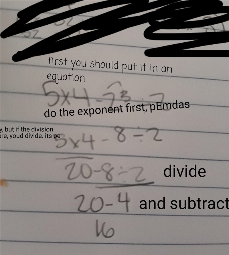 Two students simplify the expression below. Susan said the answer is 11 and Richard-example-1